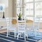International Concepts 42 in. Dual Drop Leaf Table with 4 Ladder Back Dining Chairs - 5 Piece Dining Set K02-42DP-C08-617-4 - alternate 5